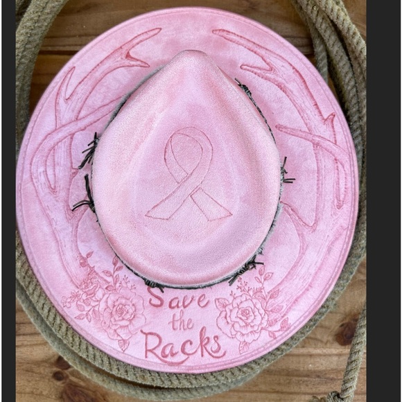 Breast cancer awareness hat save the racks - Picture 3 of 4